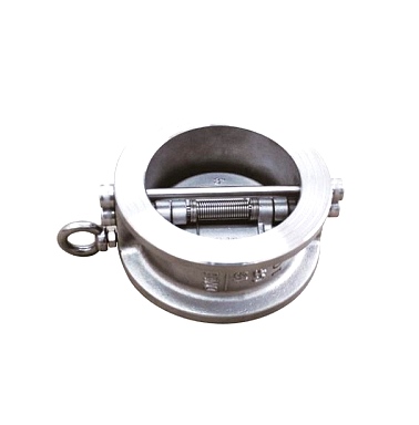 C22鑄鋼不銹鋼雙板對夾止回閥 C22鑄鋼不銹鋼雙板對夾止回閥